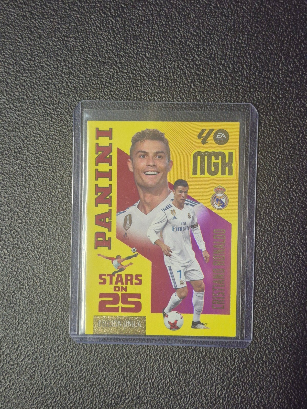 Cristiano Ronaldo  kaart (Spaans), Ophalen of Verzenden, Zo goed als nieuw