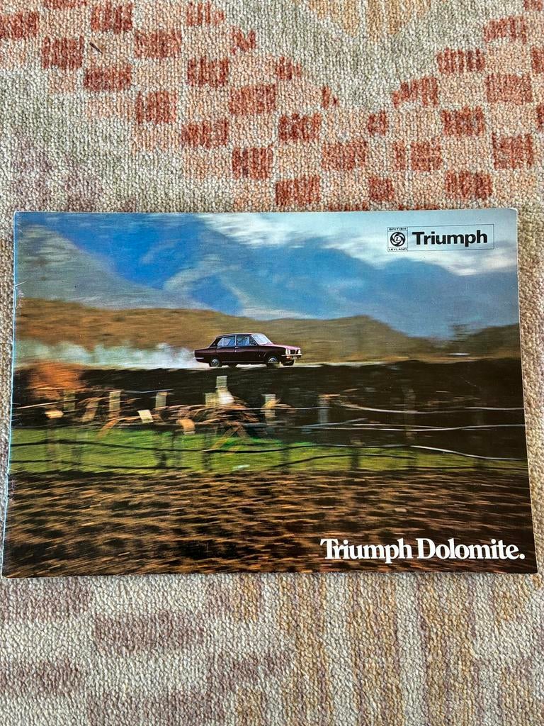 Triumph Dolomite brochure, Ophalen of Verzenden, Zo goed als nieuw, Overige merken