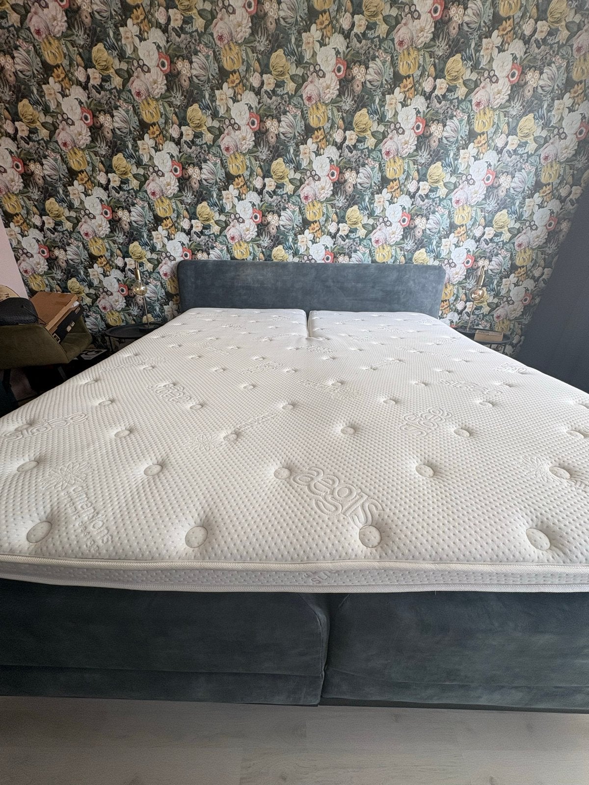 Luxe boxspring 180x210 met 2 motorisch verstelbare bodems, Ophalen, 210 cm, Tweepersoons, 180 cm
