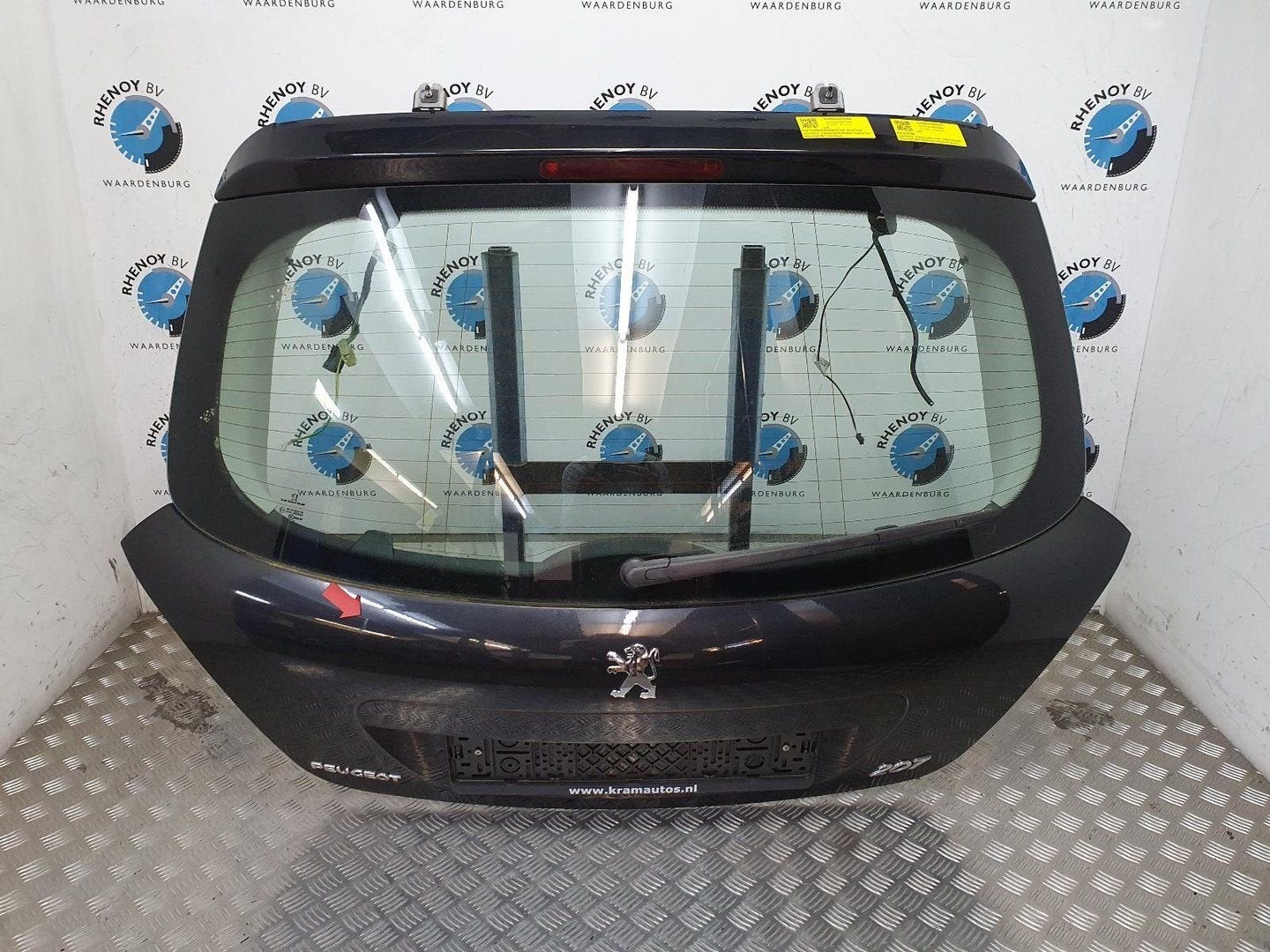 PEUGEOT 207 1.6-16V T Féline ACHTERKLEP 2007, Auto-onderdelen, Ophalen of Verzenden, Gebruikt, Stiba lid