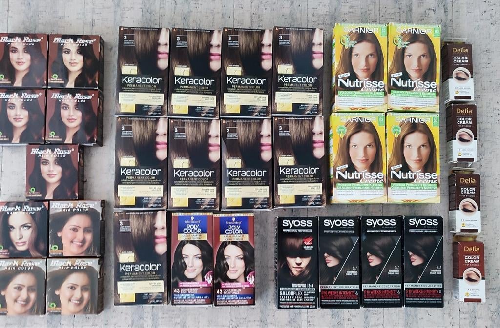 Partij pakket haarkleuring haarverf, Ophalen of Verzenden, Nieuw, Overige typen