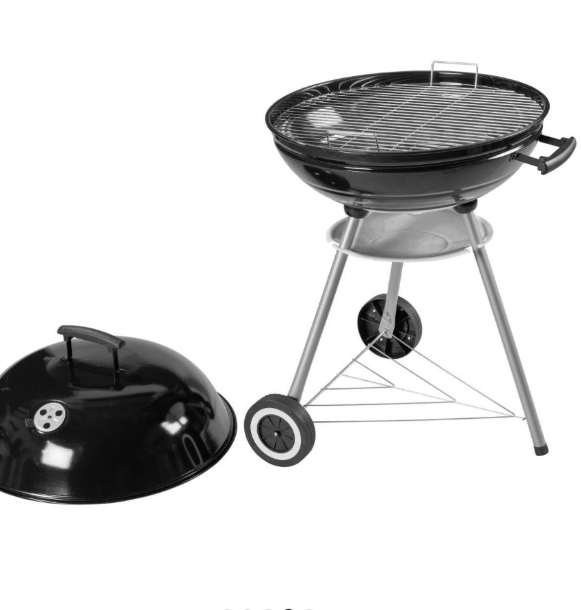 Barbecue met deksel en BBQ-gereedschap set, Ophalen, Nieuw