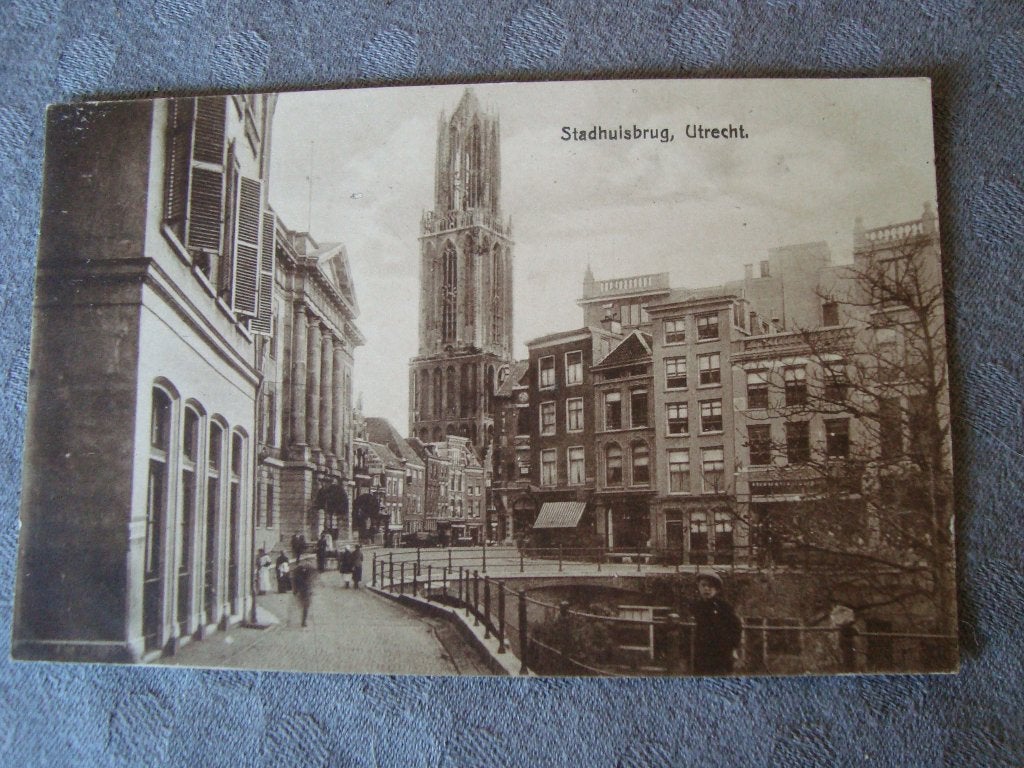 Stadhuisbrug utrecht, Ophalen of Verzenden, Voor 1920, Gelopen, Utrecht
