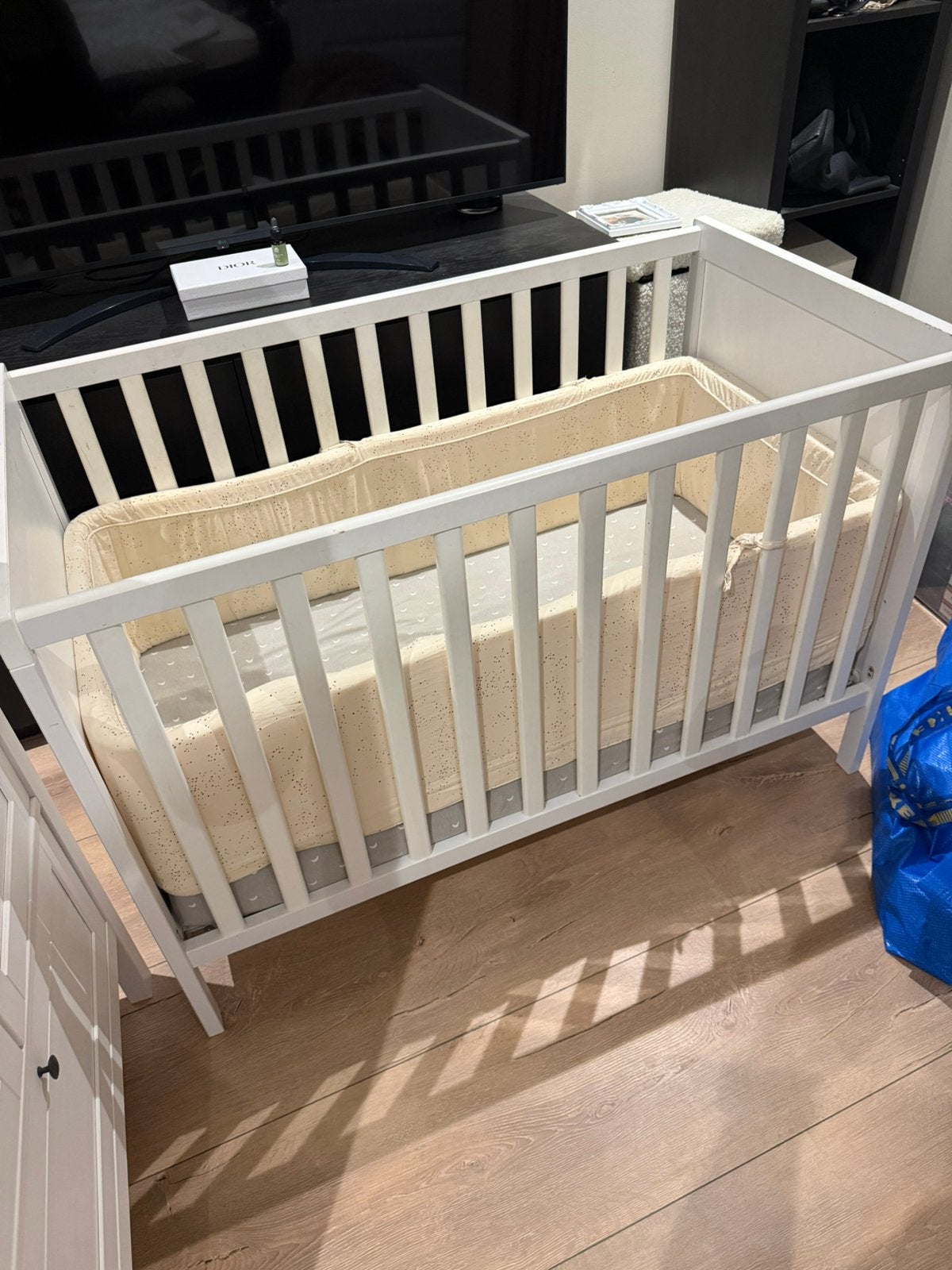Ikea sundvik wit ledikant 60x120cm, Ophalen, Gebruikt, Ledikant