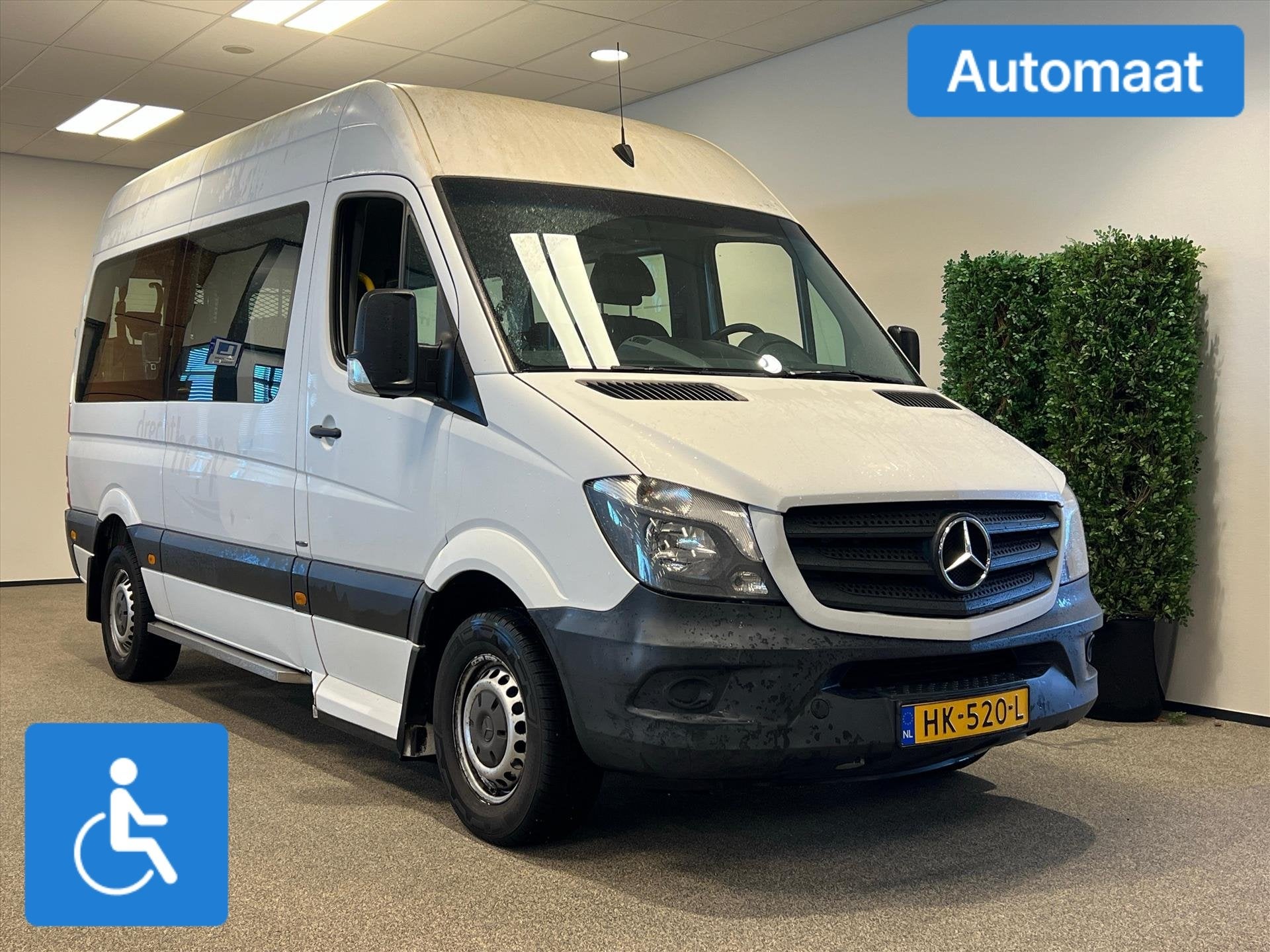 Mercedes Sprinter L2H2 Rolstoelbus Groepsvervoer, Automaat, Achterwielaandrijving, Gebruikt, Wit