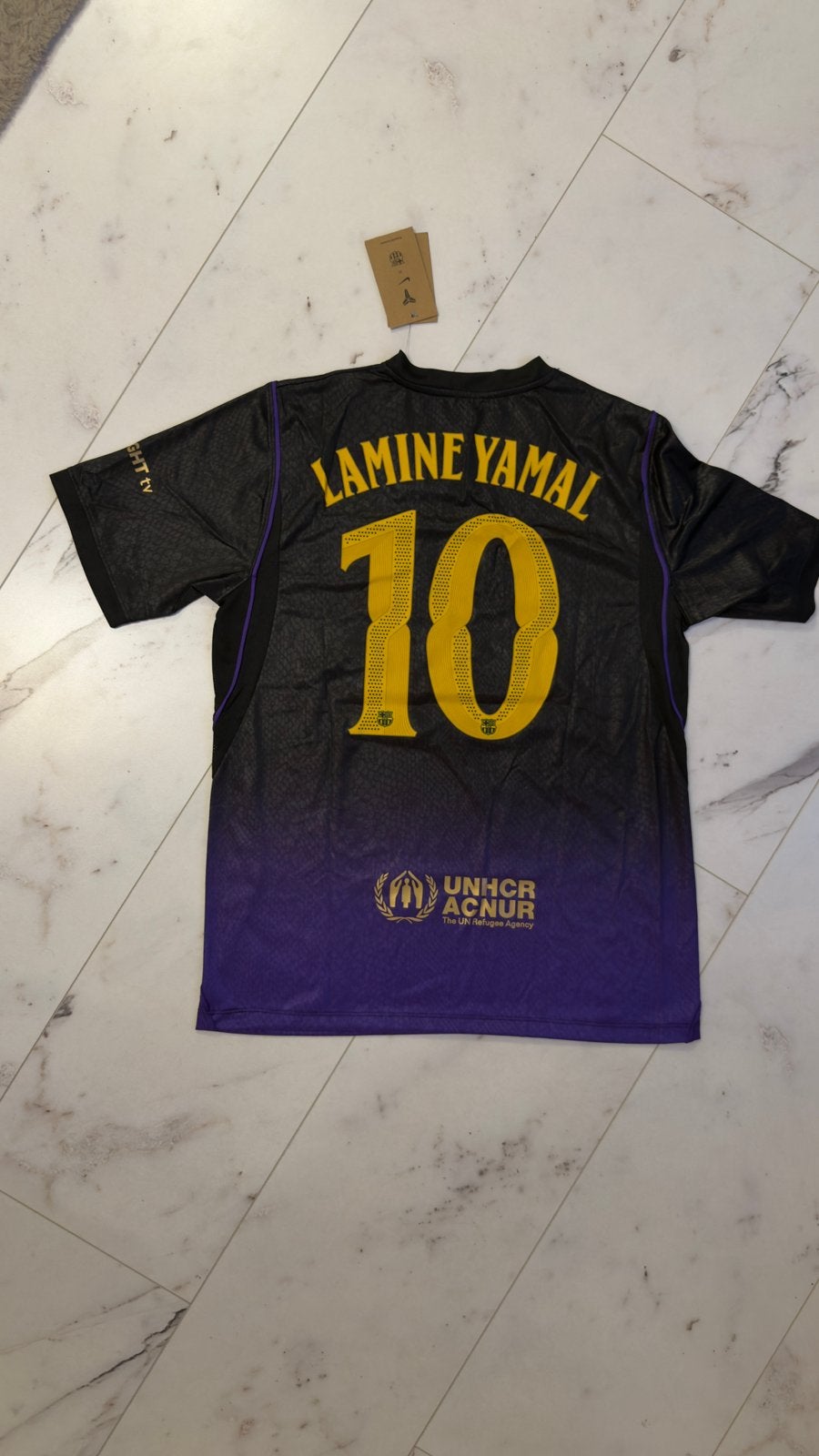 FC Barcelona away 26/27- Lamine Yamal #10 - Maat M, Ophalen of Verzenden, Nieuw, Maat 48/50 (M), Paars