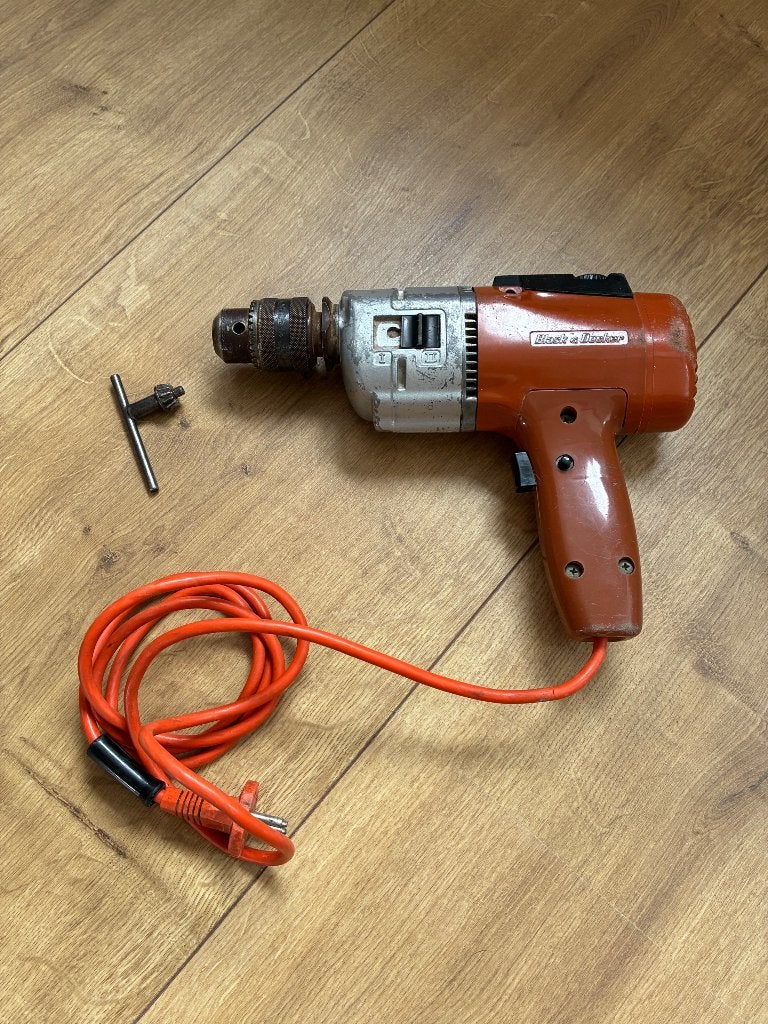 Boormachine, drill, black & decker, Doe-het-zelf en Verbouw, Ophalen, Gebruikt