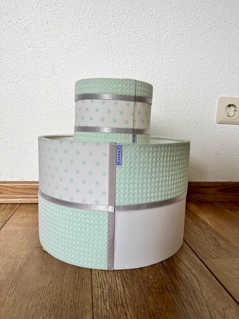 Handgemaakte Kinderkamer lampenkappen, Ophalen, Overige kleuren, Rond, Zo goed als nieuw