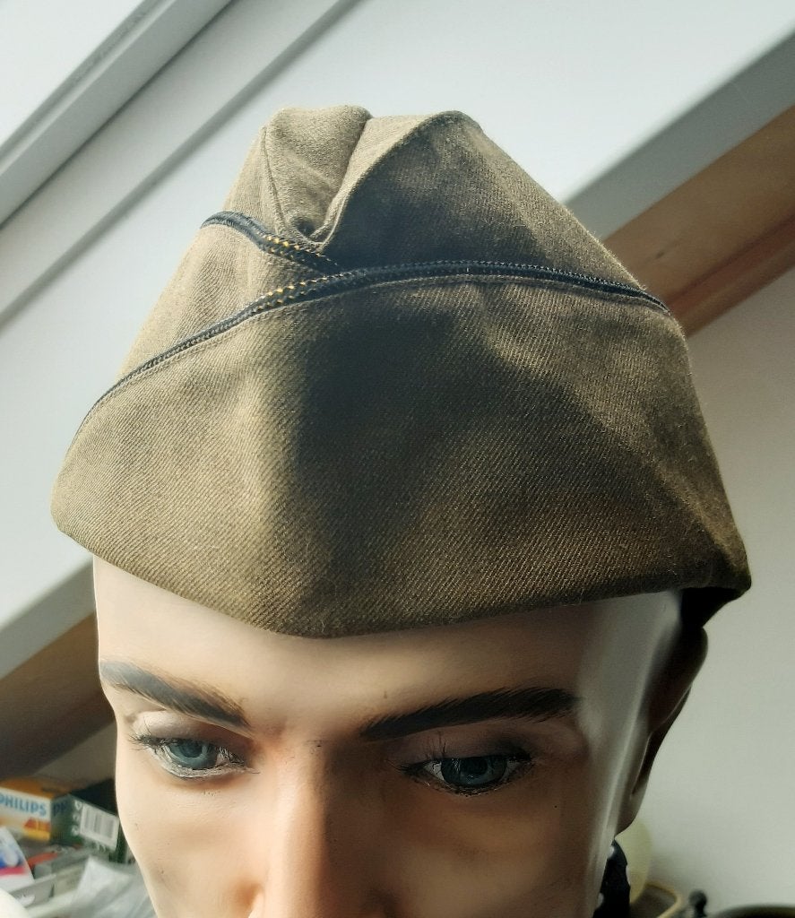 US Army Officer's Garrison Cap model WW2, Ophalen of Verzenden, Landmacht, Amerika, Helm of Baret