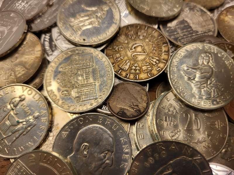 1 kilo zilver wereld mix, Postzegels en Munten, Edelmetalen en Baren, Ophalen of Verzenden, Zilver