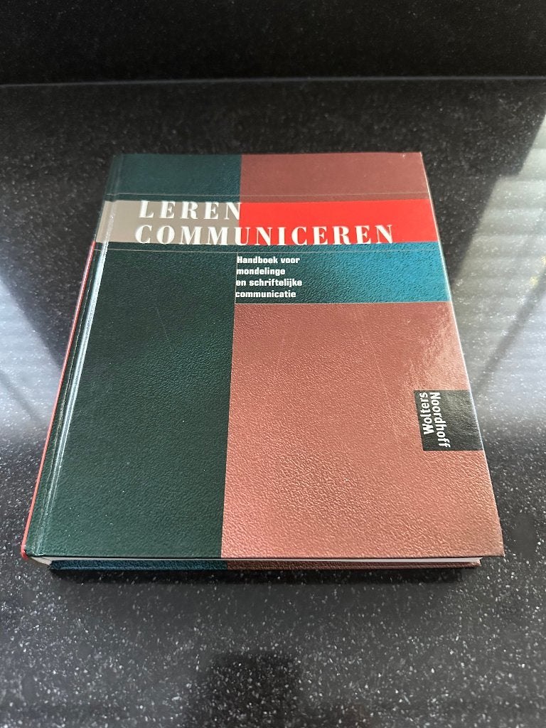 Leren Communiceren, Nieuw, HBO, Ophalen of Verzenden, Alpha