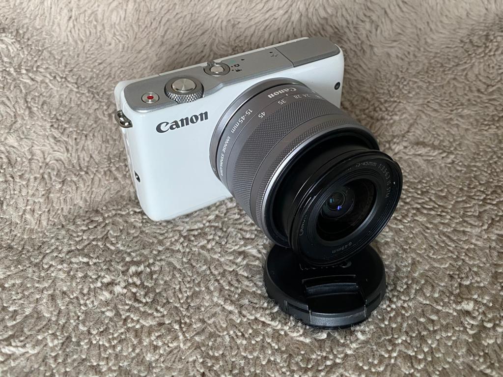 Canon EOS M10 camera wit, Ophalen of Verzenden, Gebruikt, Canon