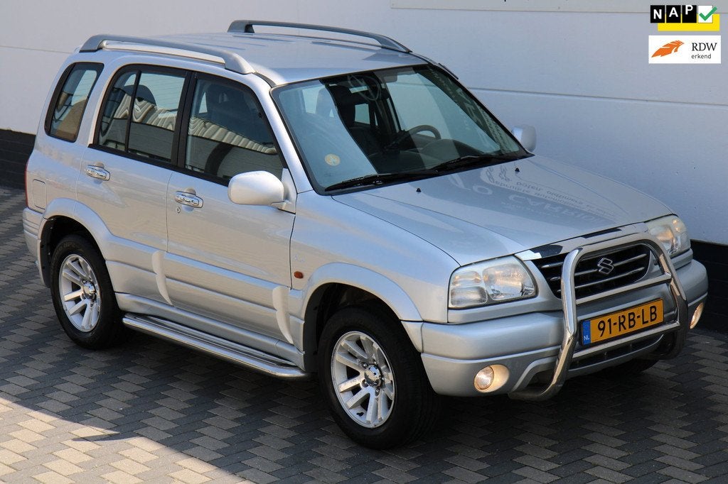 Suzuki Grand Vitara 2.0 FreeStyle-3 4WD Airco Trekhaak NAP !, Auto's, Suzuki, Bedrijf, Te koop, Grand Vitara, 4x4, ABS, Airbags