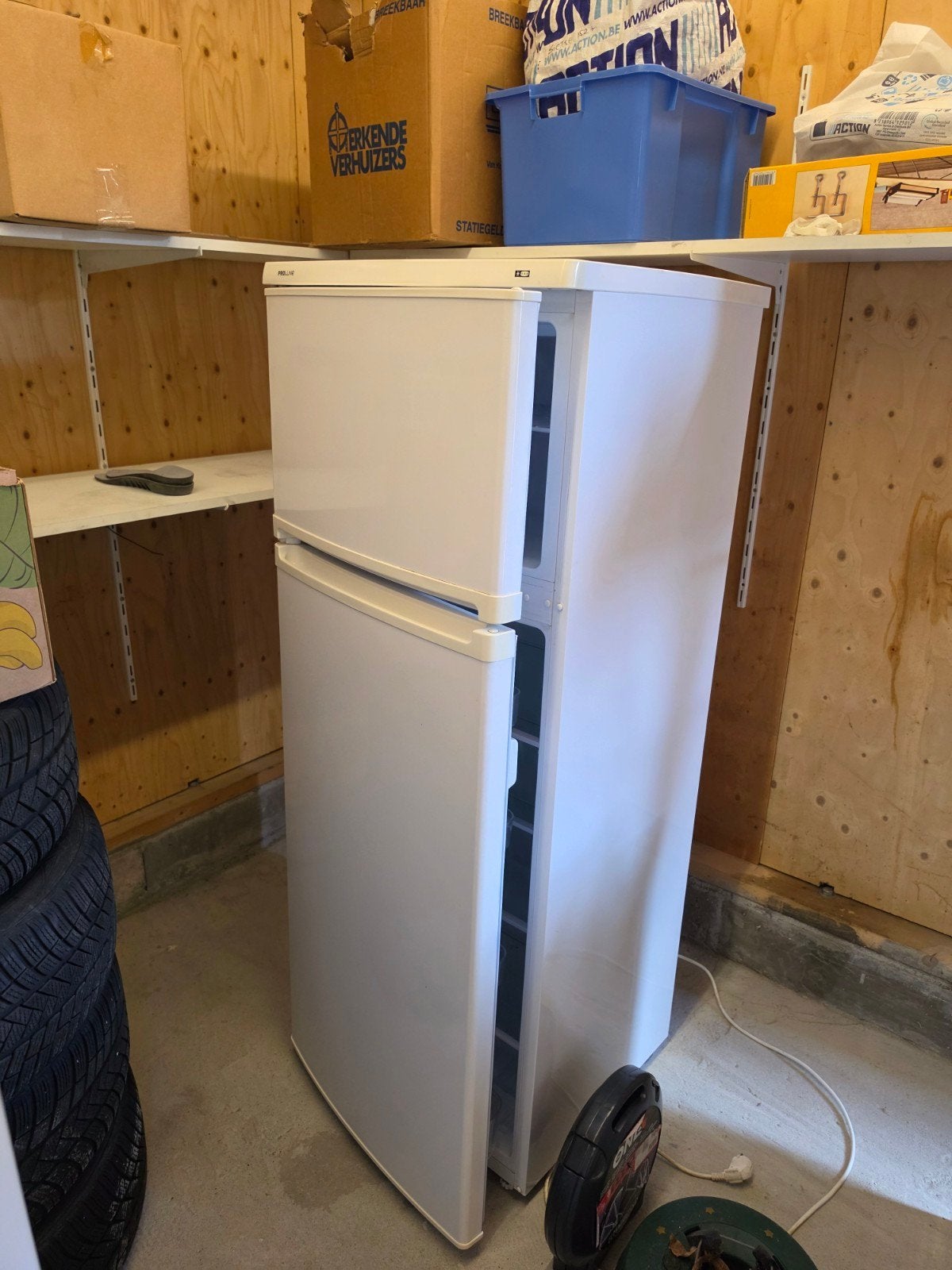 Proline Koel-vriescombinatie DD 221 WH - Gebruikt, Ophalen, Gebruikt, 200 liter of meer, Met aparte vriezer