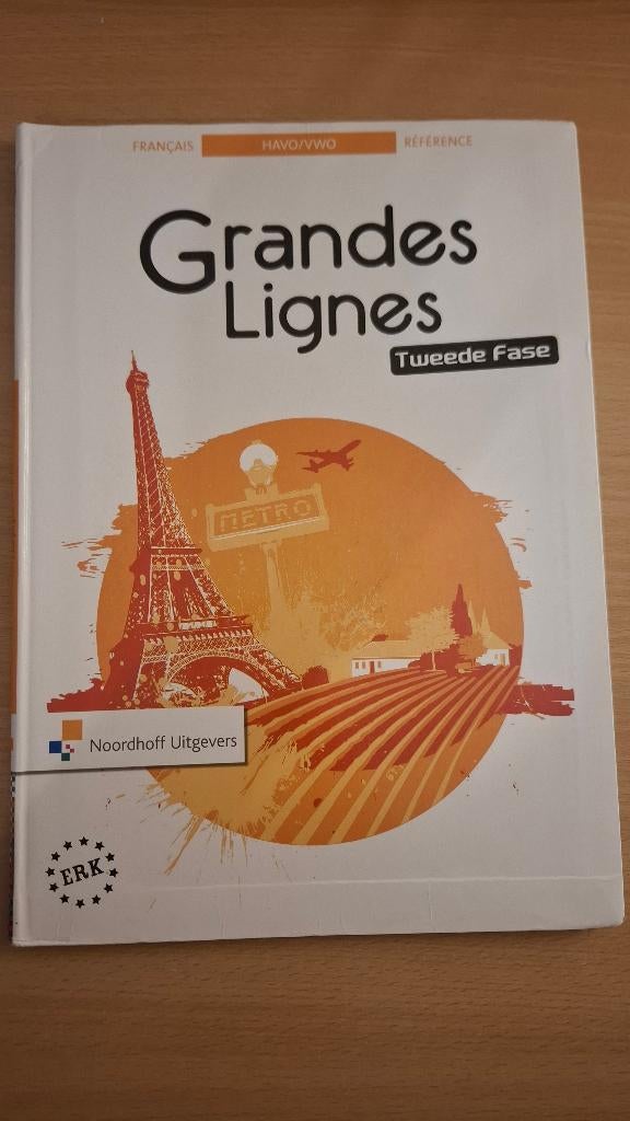 Grandes Lignes Tweede Fase HAVO/VWO Référence, Verzenden, Zo goed als nieuw, HAVO, Frans