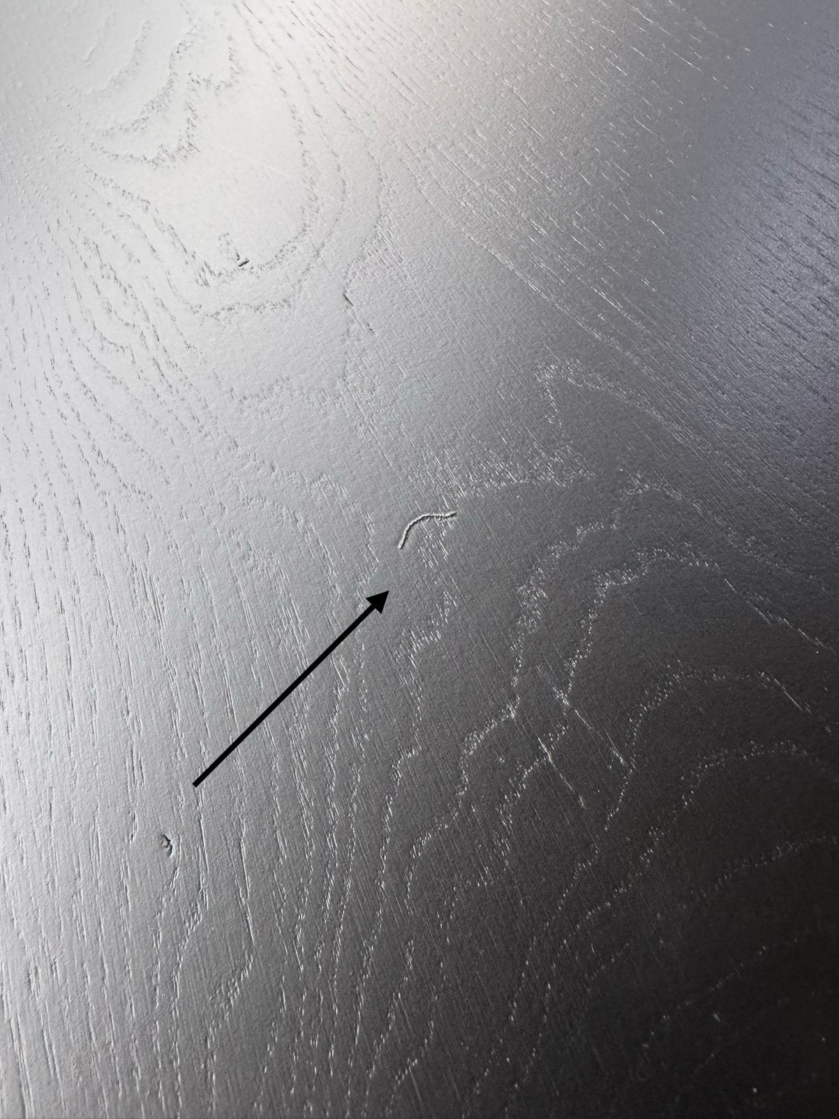 Foto 4 van Kleine zwarte eiken eettafel Deens ovaal  180x95cm