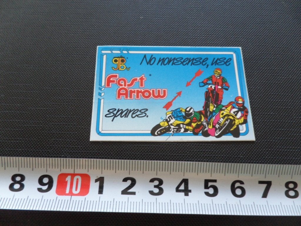 sticker motor no nonsense, use FAST ARROW spares, Ophalen, Zo goed als nieuw
