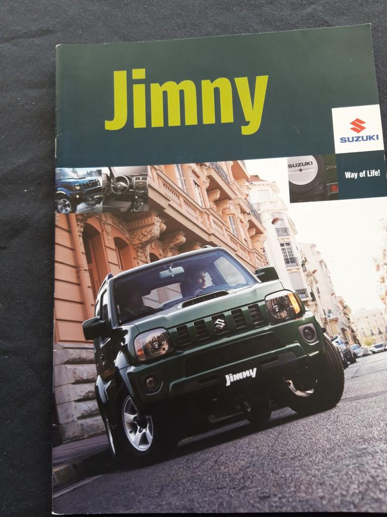folder Suzuki Jimny – Nederlands, Ophalen of Verzenden, Overige merken, Suzuki, Zo goed als nieuw