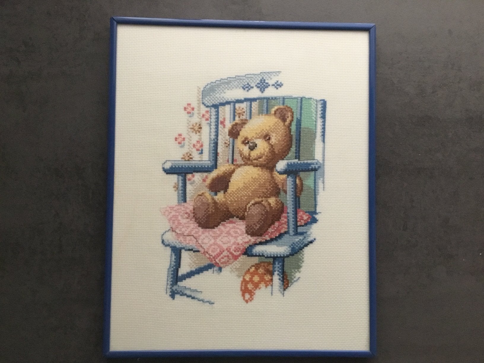 Geborduurd schilderij, Ophalen of Verzenden, Gebruikt, Handborduren, Overige typen