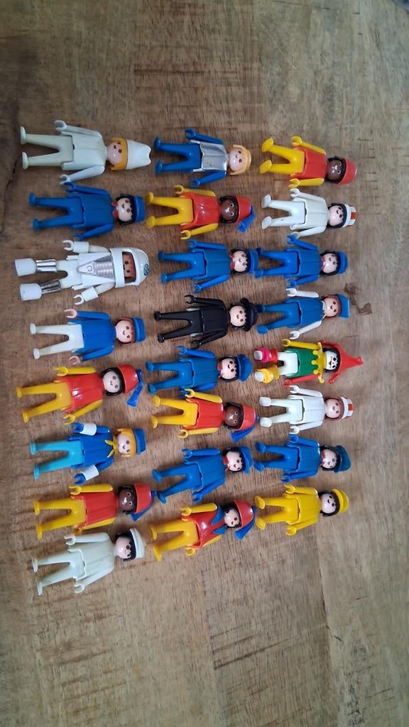 Grote partij Playmobil poppetjes+toebehoren., Ophalen of Verzenden, Gebruikt