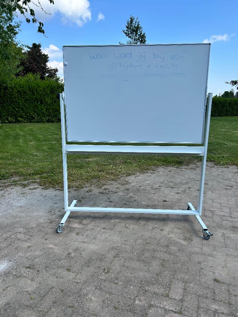 Mobiele whiteborden en flip-overs, Huis en Inrichting, Woonaccessoires | Memoborden, Gebruikt, Magneetbord, Ophalen