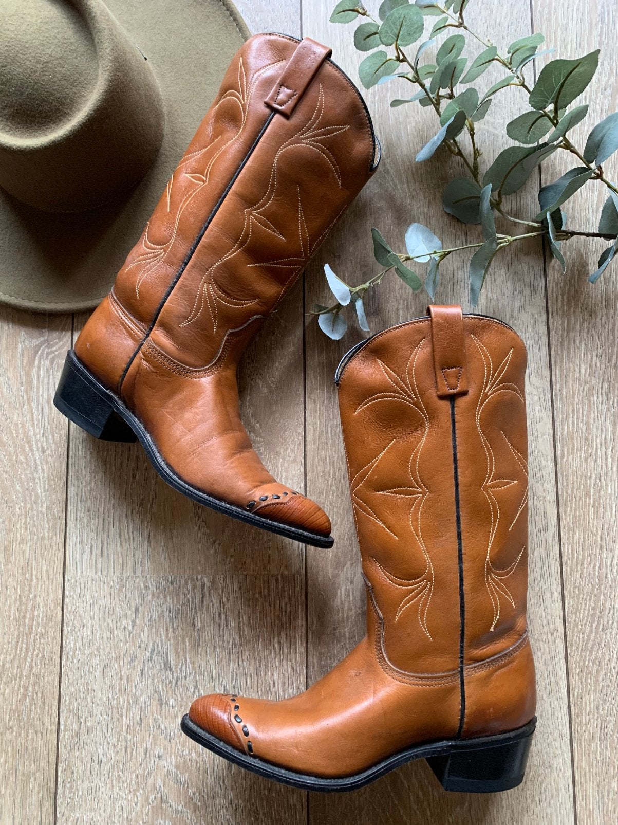 Acme cowboylaarzen 37 38 western boots bohemian laarzen, Hoge laarzen, -, Ophalen of Verzenden, Zo goed als nieuw