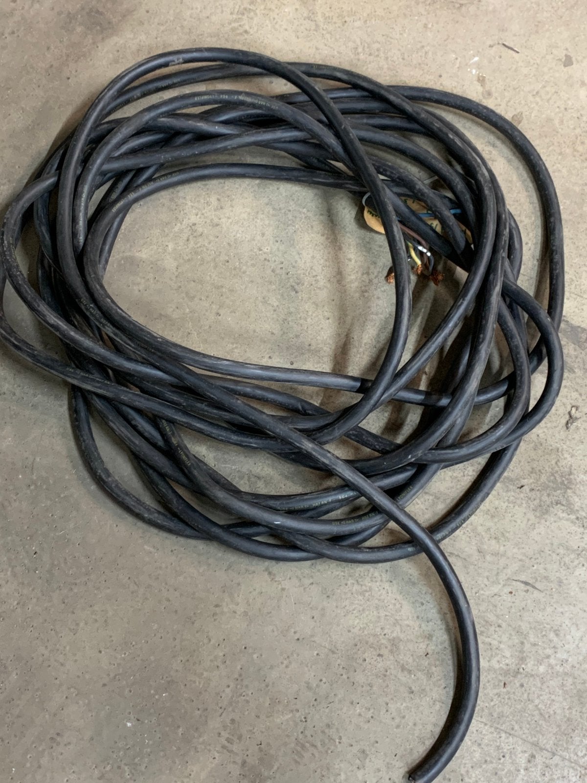 18 meter krachtstroomkabel 32Amp., Ophalen, Zo goed als nieuw, Kabel of Snoer