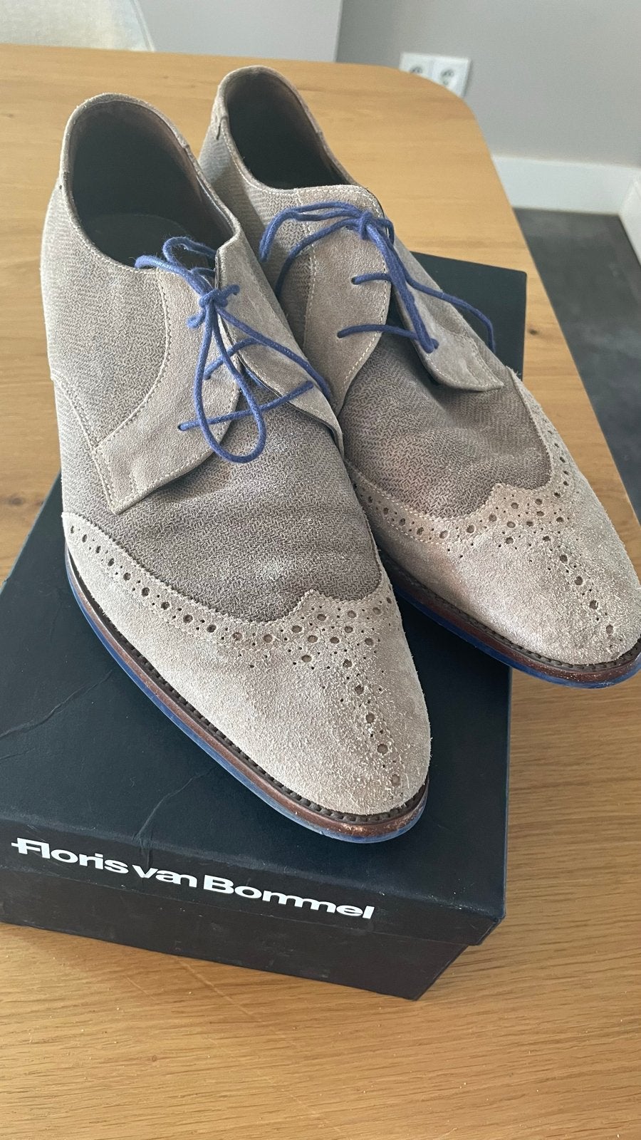 Floris van Bommel Nette Schoenen - Maat 43 (Gedragen), Ophalen of Verzenden, Gedragen, Overige kleuren, Veterschoenen