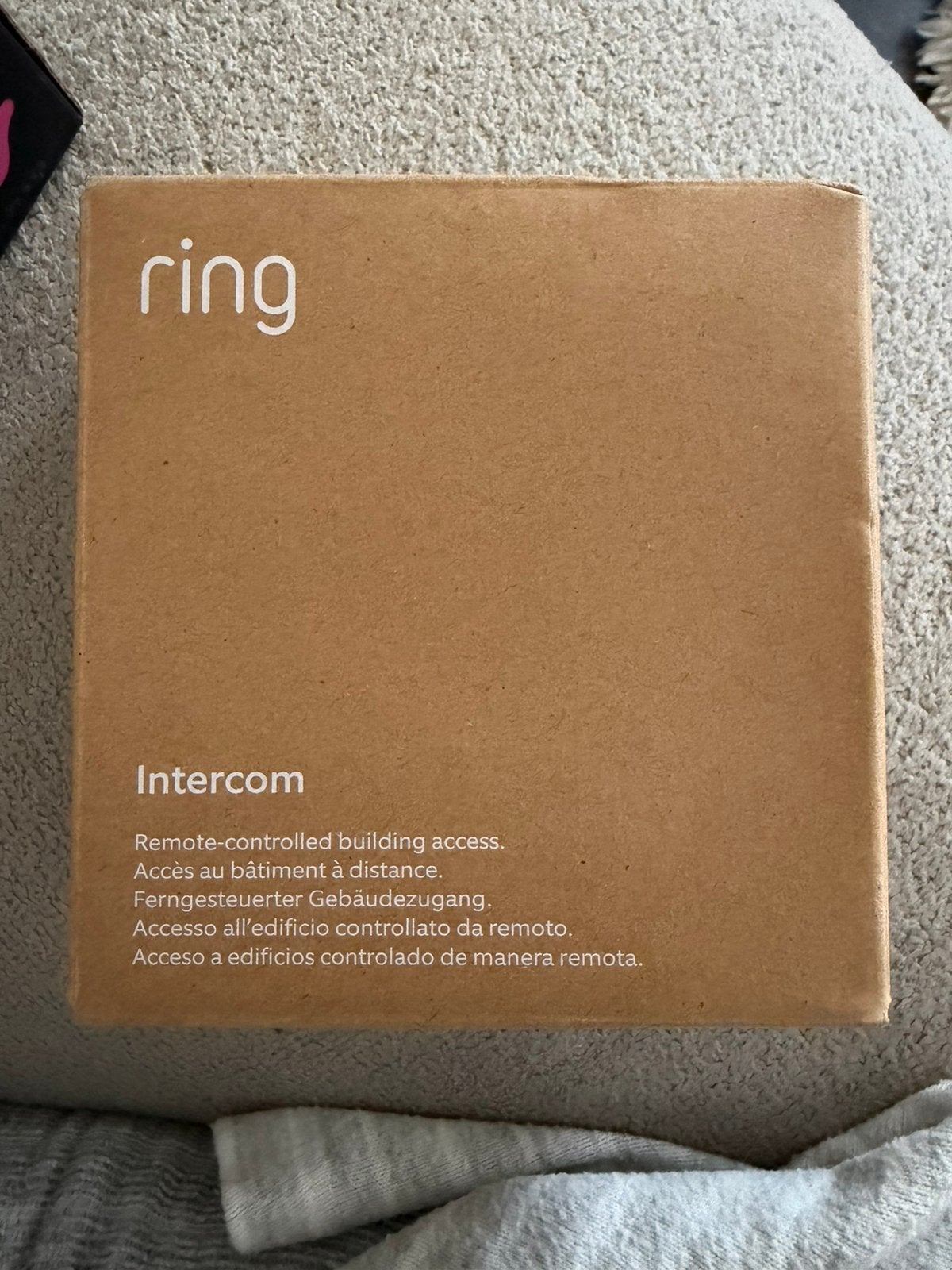 Ring intercom video NIEUW, Ophalen of Verzenden, Compatibel met smartphone, Nieuw, Bedraad