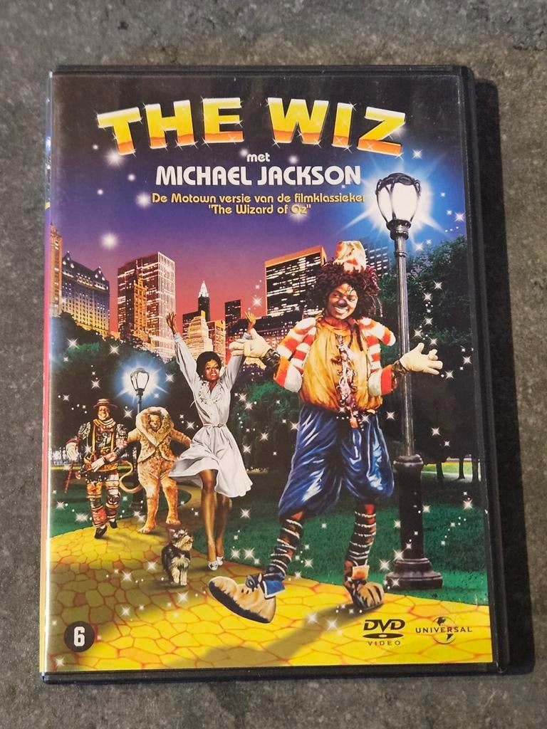 DVD The Wiz Michael Jackson The wizard of Oz, Vanaf 6 jaar, Ophalen of Verzenden, 1980 tot heden, Gebruikt