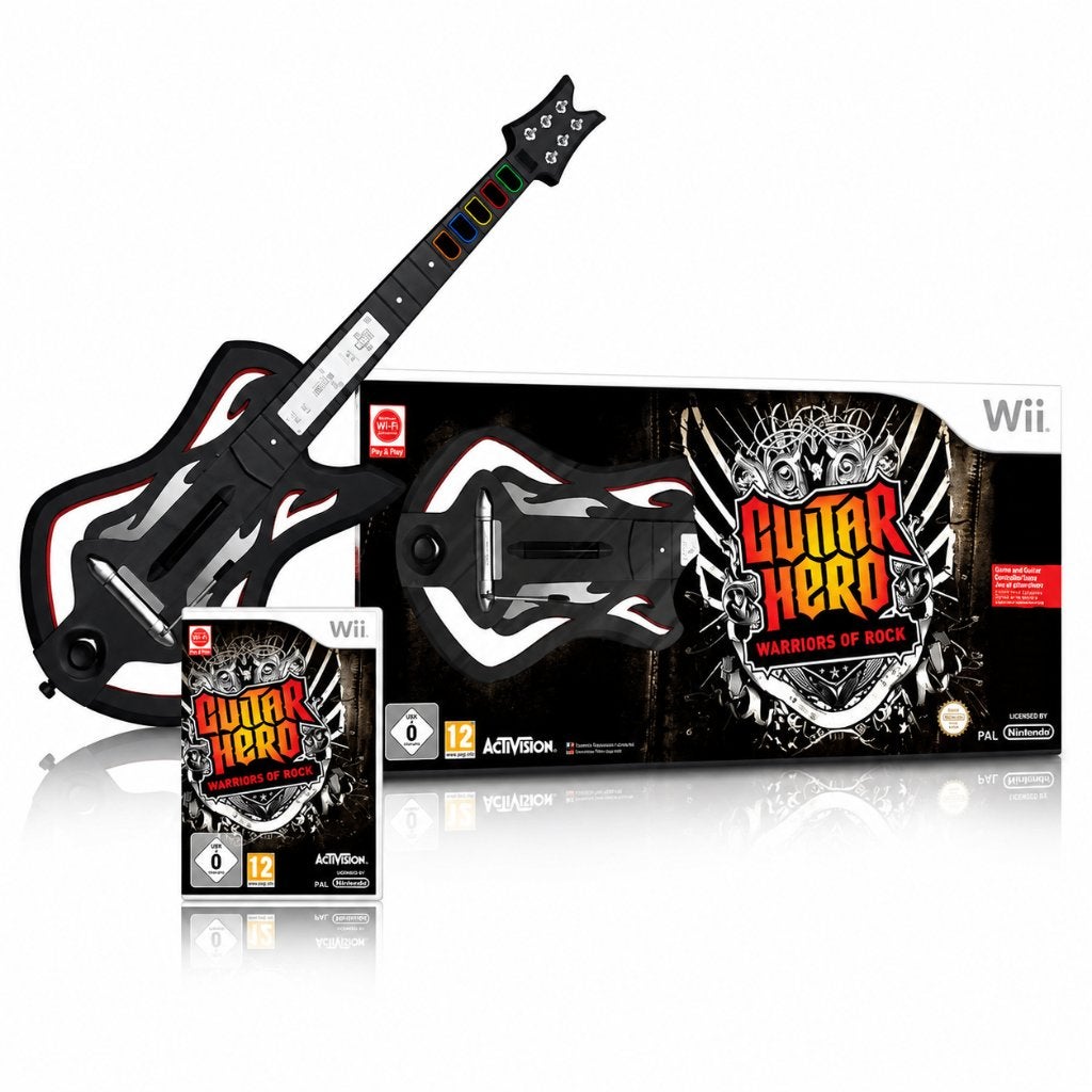 Guitar Hero Warriors of Rock Bundle Wii €199,99 | GameshopX, Muziek, 1 speler, Ophalen of Verzenden, Zo goed als nieuw