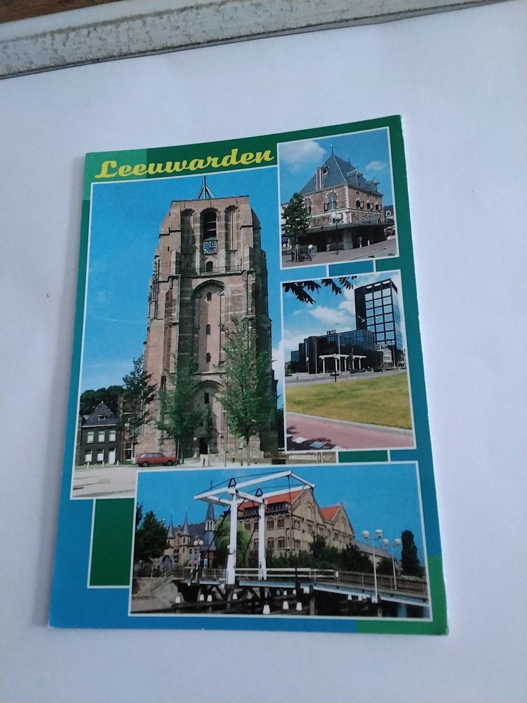 Oude ansichtkaart Leeuwarden - Gelopen, Verzamelen, Ophalen of Verzenden, 1980 tot heden, Gelopen, Friesland