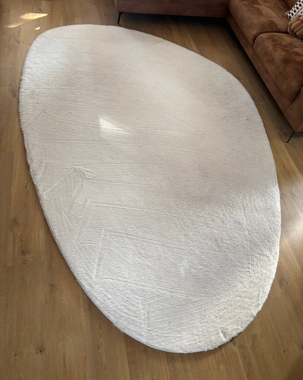 Vloerkleed, Huis en Inrichting, Stoffering | Tapijten en Kleden, Ophalen, Wit, 200 cm of meer, Zo goed als nieuw