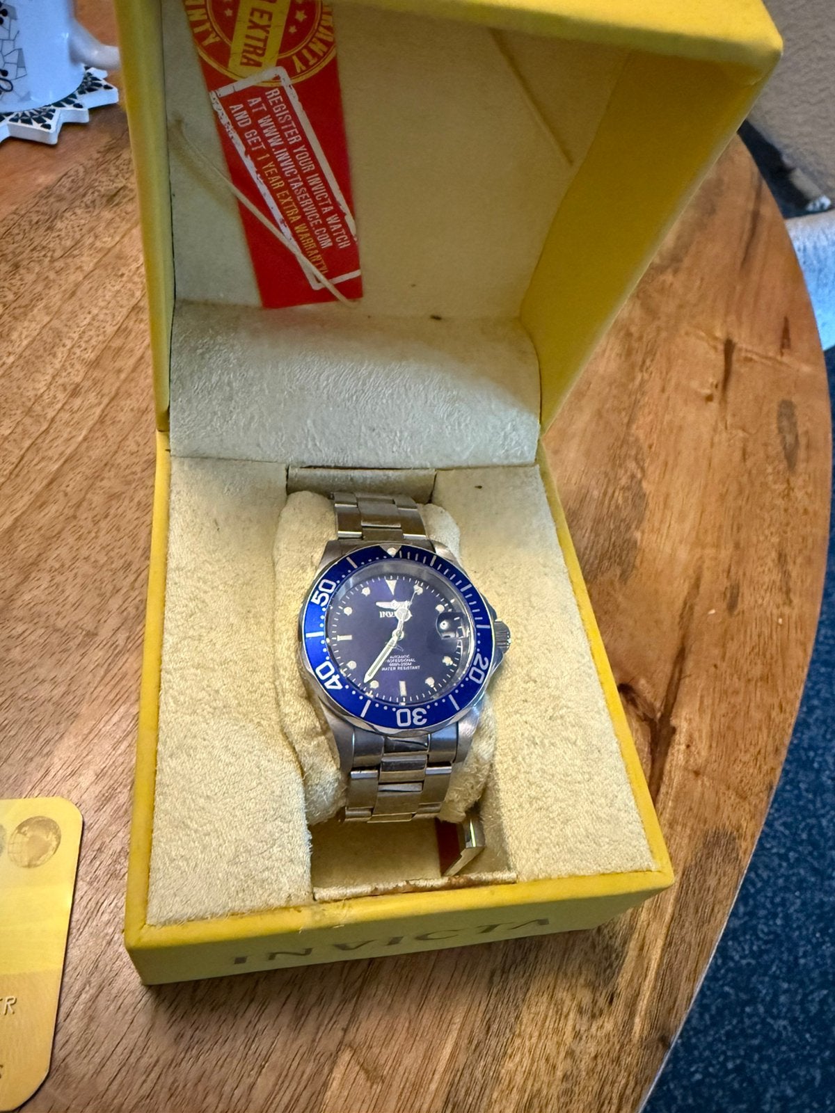 invicta diver, Ophalen of Verzenden, Zo goed als nieuw, Zwart, Android