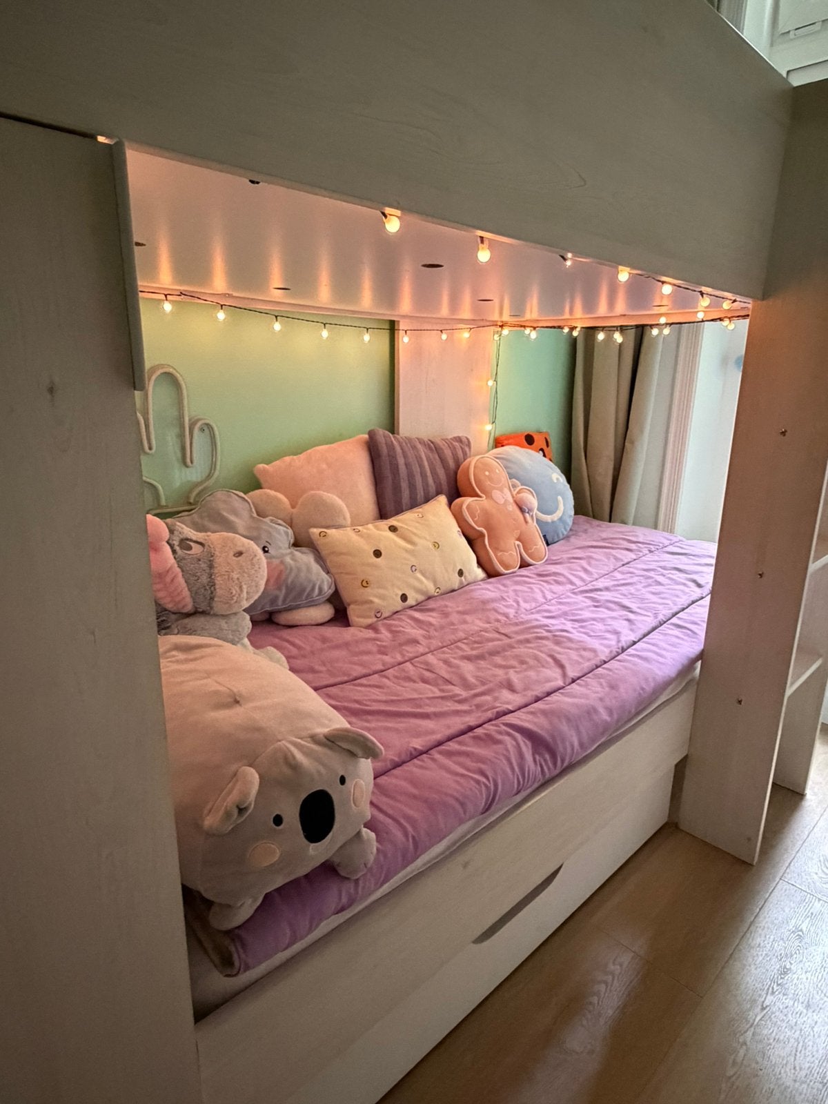 Stapelbed Brooklyn met kast en lade, Ophalen, Gebruikt, 100 cm of meer, Hoogslaper of Stapelbed