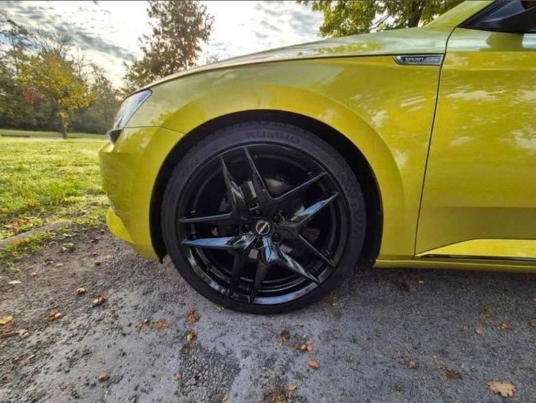 20 Inch 5x112 Borbet glanszwart, 245 mm, Velg(en), Ophalen of Verzenden, 20 inch