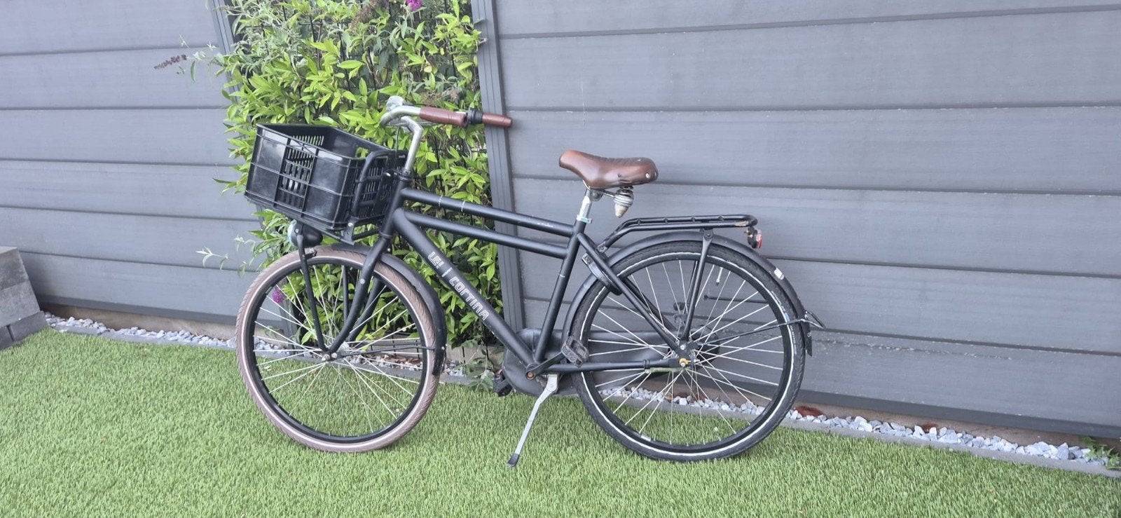 Cortina U4 Transportfiets - Zwart, Terugtraprem, Ophalen, Overige merken, 53 tot 56 cm