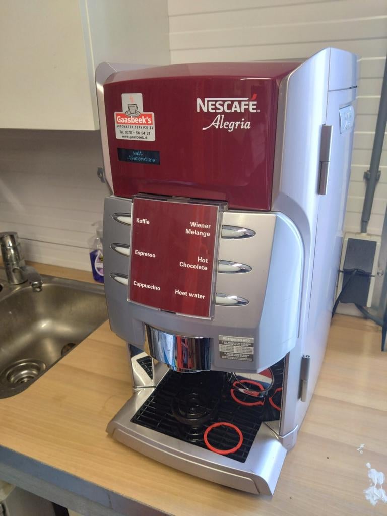 Nescafe koffieautomaat, Witgoed en Apparatuur, Ophalen, Afneembaar waterreservoir, Gebruikt, Overige typen