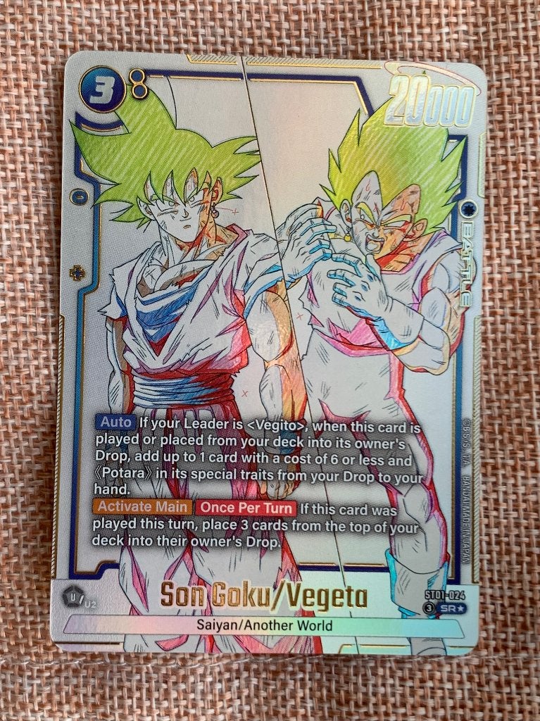 Dragon ball super, Ophalen of Verzenden, Nieuw, Losse kaart, Foil
