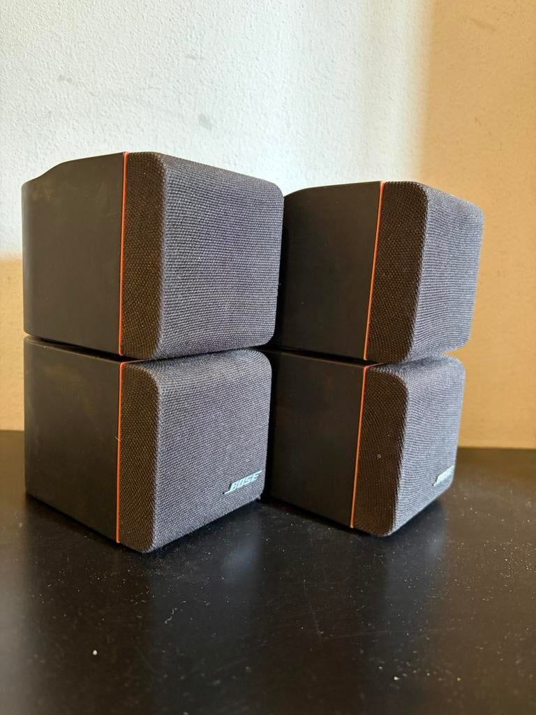 Bose Acoustimass Double Cube Speakers - "Redline" Editie, Audio, Tv en Foto, Luidsprekers, Ophalen of Verzenden, Zo goed als nieuw