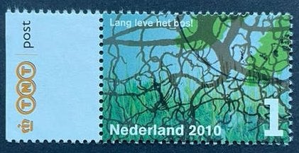 2010 Lang leve het bos nvph 2766/tab rij5/1, Ophalen of Verzenden, Na 1940, Gestempeld