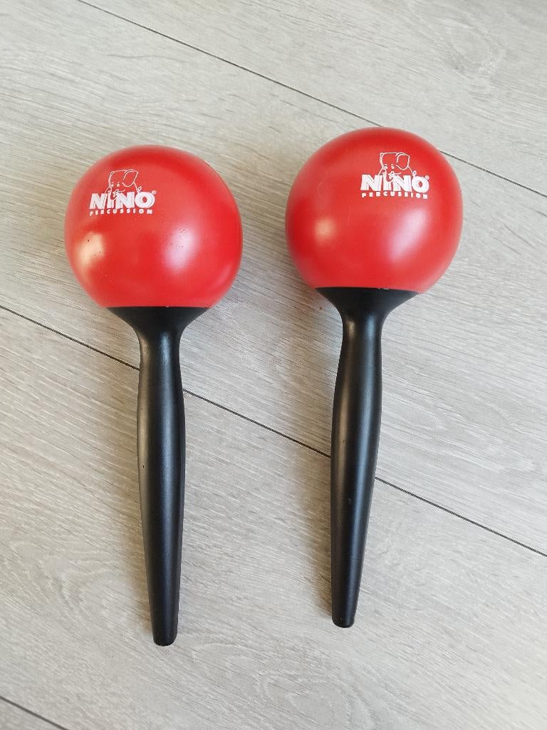 Nino plastic Maracas NINO582R (kind), Muziek en Instrumenten, Percussie, Ophalen of Verzenden, Zo goed als nieuw, Melodische percussie