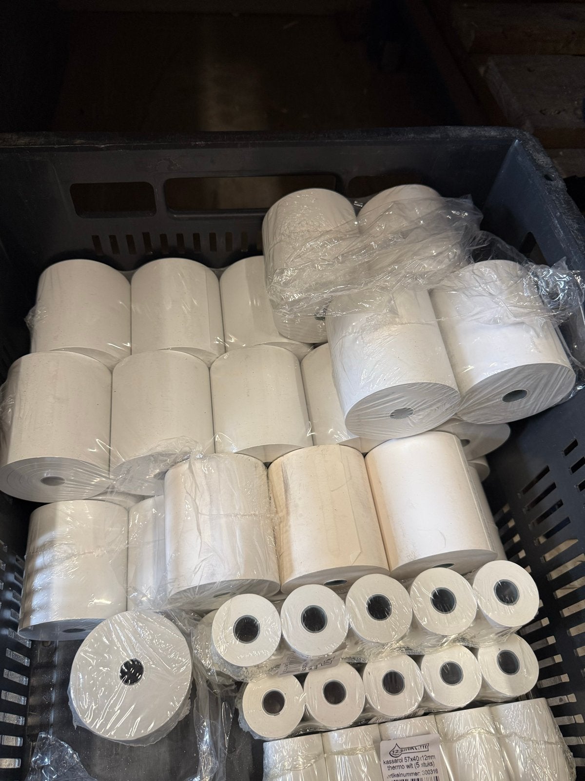 Horeca Kassarollen en pinrollen - Diverse stuks, Diversen, Papierwaren, Ophalen