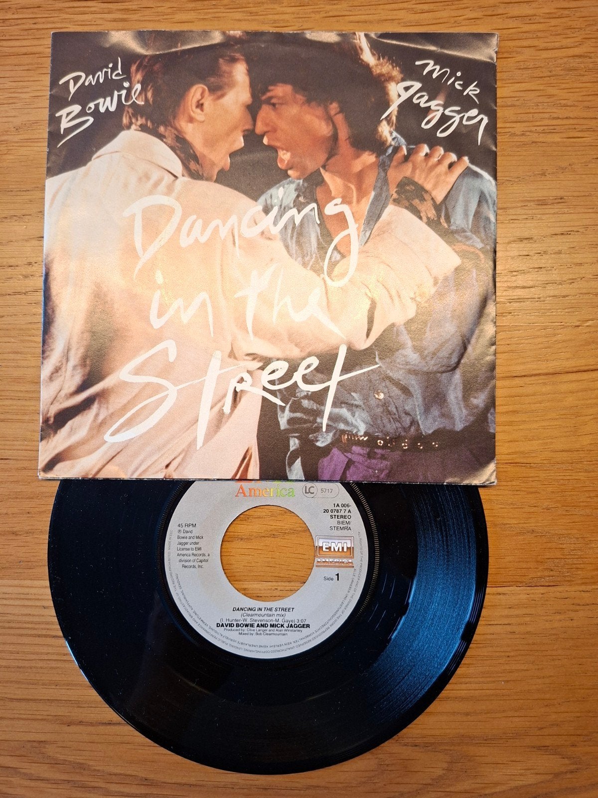 David Bowie & Mick Jagger - Dancing in the Street (Vinyl), Gebruikt, 7 inch, Ophalen of Verzenden, Pop