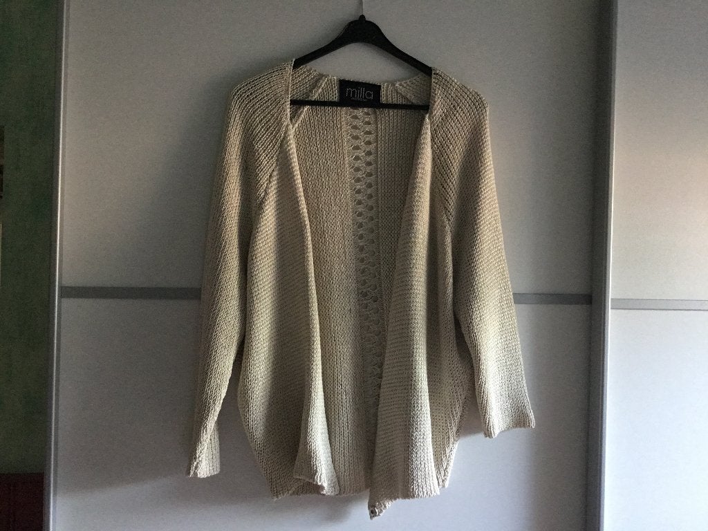 Creme vest met prachtige achterkant van milla. Maat 36, Beige, Ophalen of Verzenden, Maat 36 (S), Milla