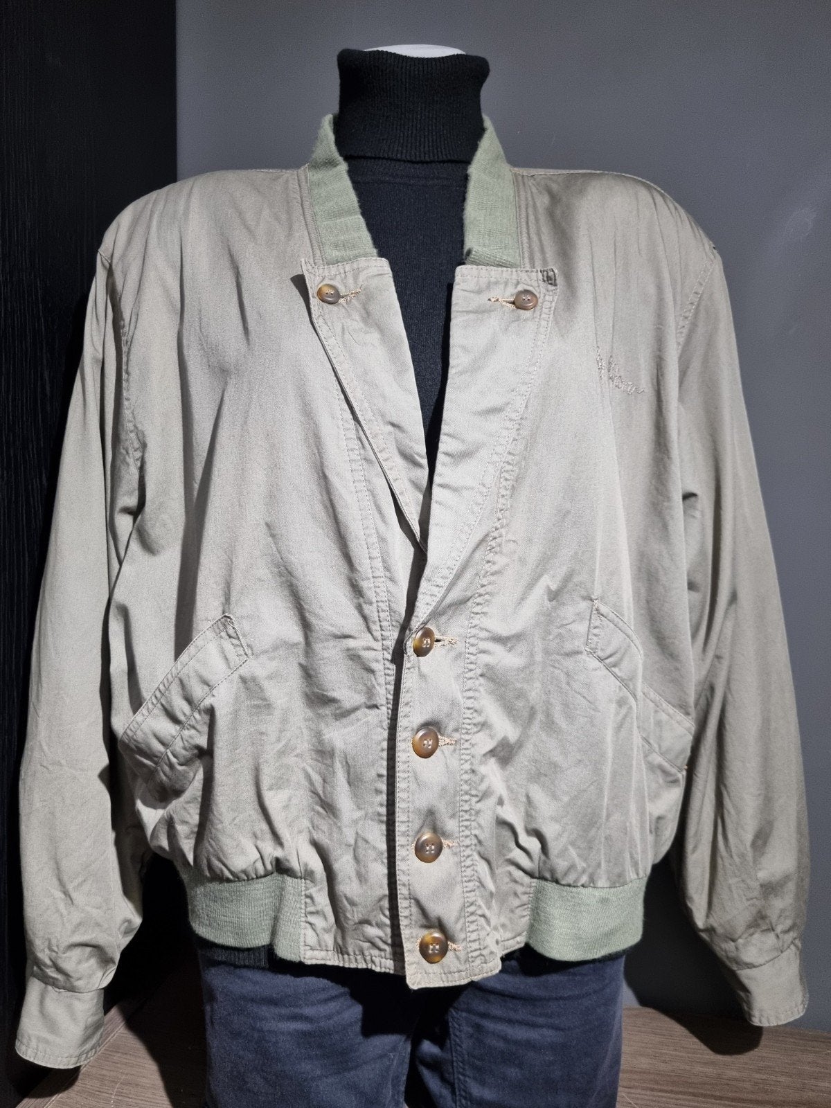 Roberto Covi vintage jas maat 52 (Oversized M / L) - Made in, Verzenden, Gedragen, Maat 52/54 (L), Roberto Covi
