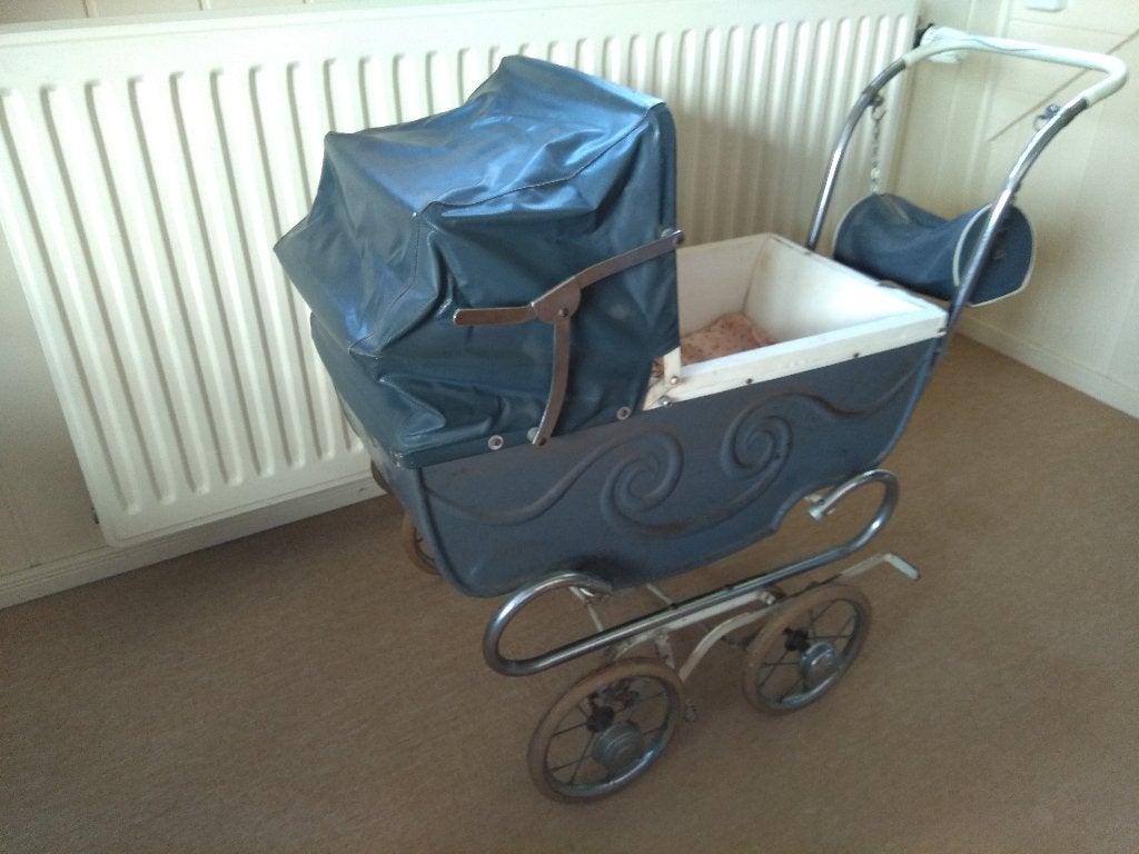 Mooie jaren 50/60 speelgoed poppenwagen, Antiek en Kunst, Antiek | Speelgoed, Ophalen