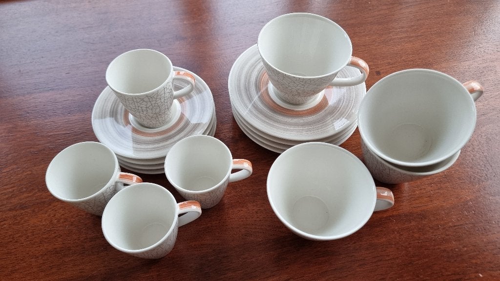 Kopjes set van 8 - Villeroy & Boch, Verzenden, Villeroy & Boch, Zo goed als nieuw, Modern