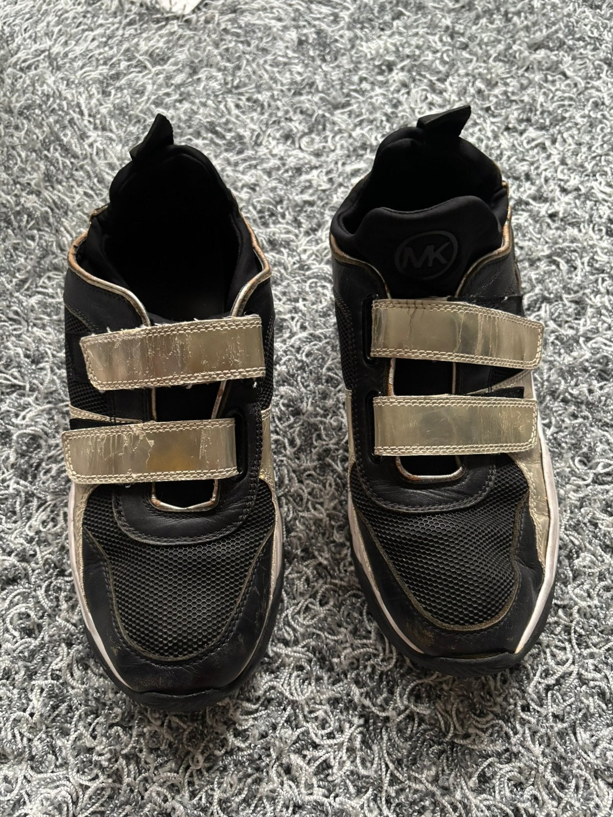 Michael kors gympen met klittenband maat 39, Zwart, Ophalen of Verzenden, Sneakers of Gympen, Zo goed als nieuw