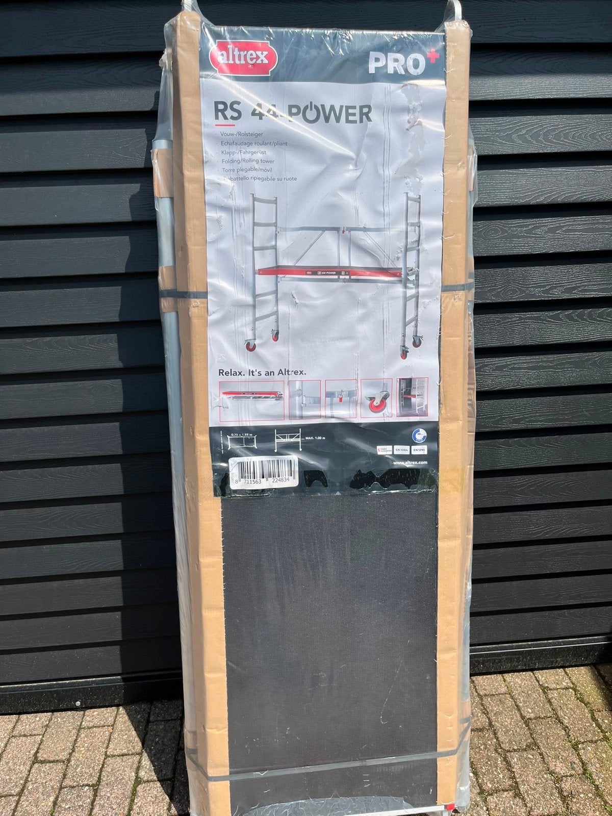 Nieuwe Altrex Kamersteiger RS 44 POWER - Max 1m hoogte, Doe-het-zelf en Verbouw, Steigers, Ophalen, Nieuw, Rolsteiger of Kamersteiger